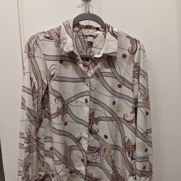 H&M patterned blouse - Picture 1 of 3
